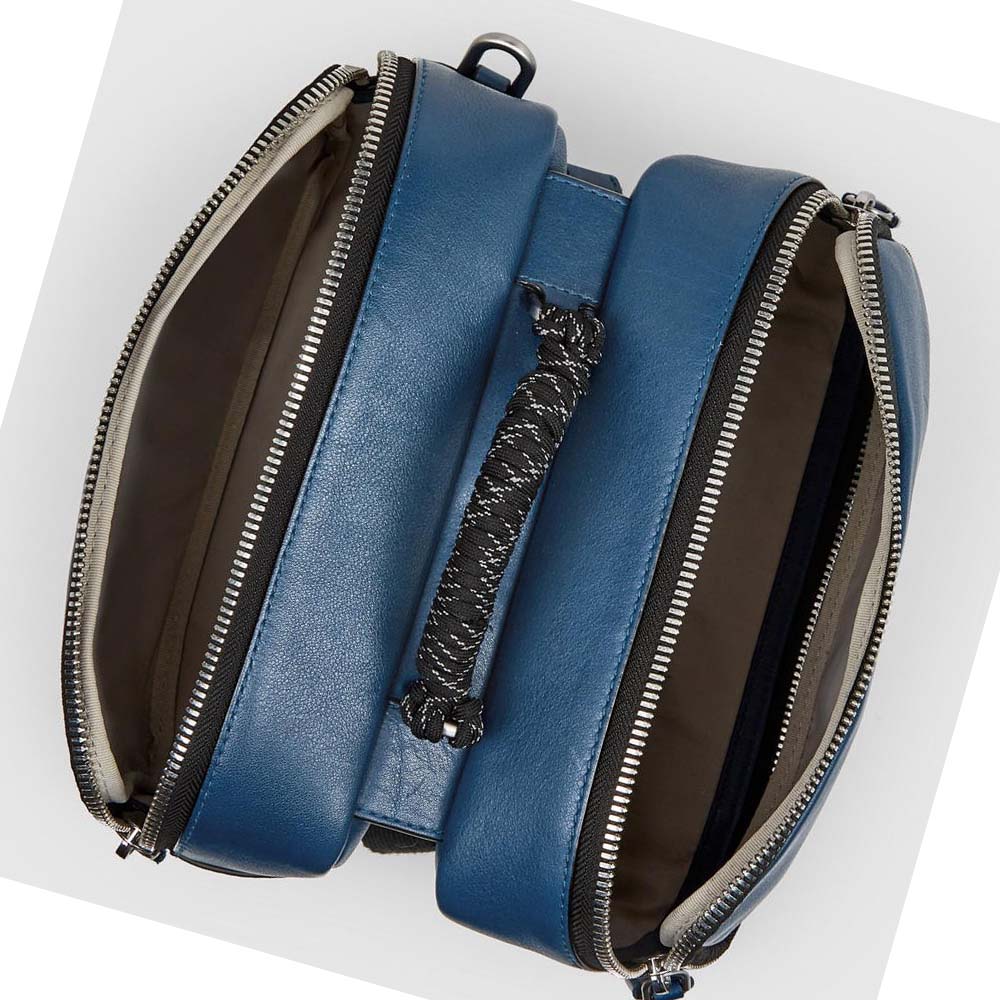 Men's Ecco CERAMIC BENTO Handbag Blue | USA 730AHK